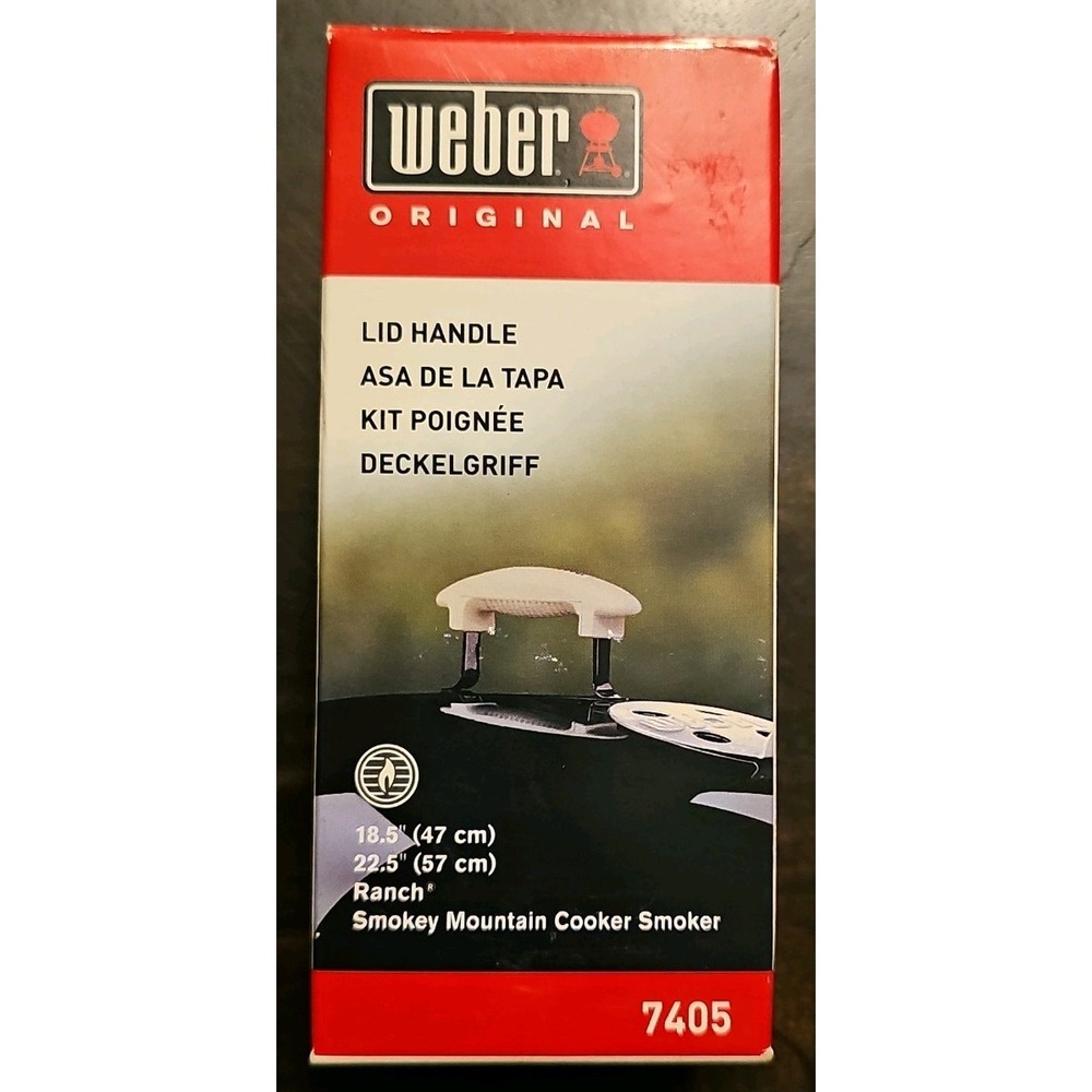 New Weber Weber Grill Handle 18 1/2, 22 1/2, Smokey Mountain, Ranch Grills 7405